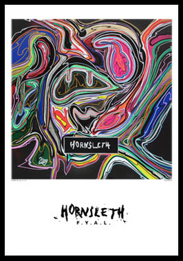 Sort Abs Hornsleth 230g Kunstpapir 50x70 cm