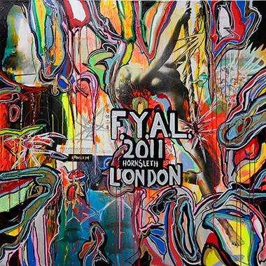 Fyal London af Hornsleth - Unik Kunsttryk fra Hornsleth