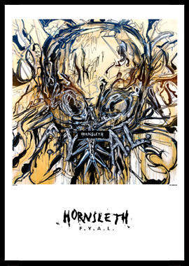 Skull af Hornsleth - 230g Fine Art Papir 50x70 cm
