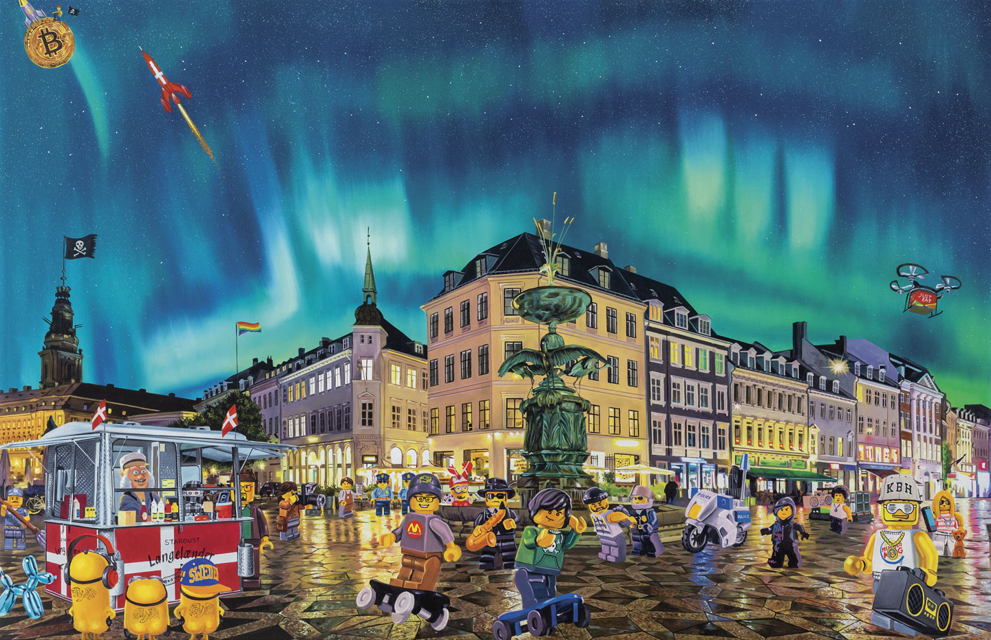 Stuart P Str Get fra Artpusher - Pop Art Tilbud!