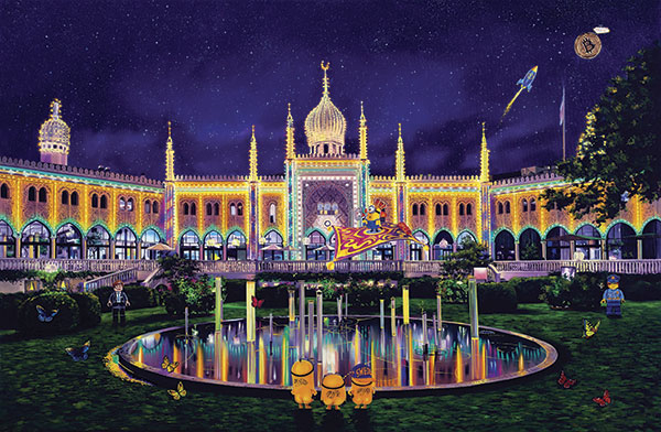 Tivoli Kunsttryk fra Artpusher - Pop Art til Dit Hjem