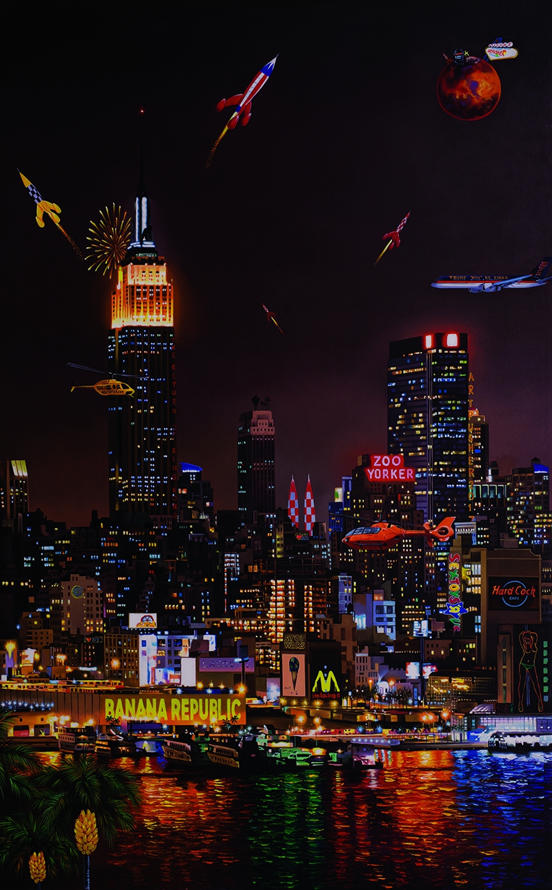 Zooyork Empire Kunsttryk fra Artpusher - Pop Art Design