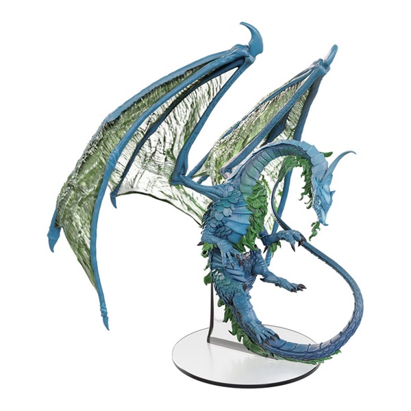 Fantasy Miniatures Icons   The Realms: Adult Moonstone Dragon