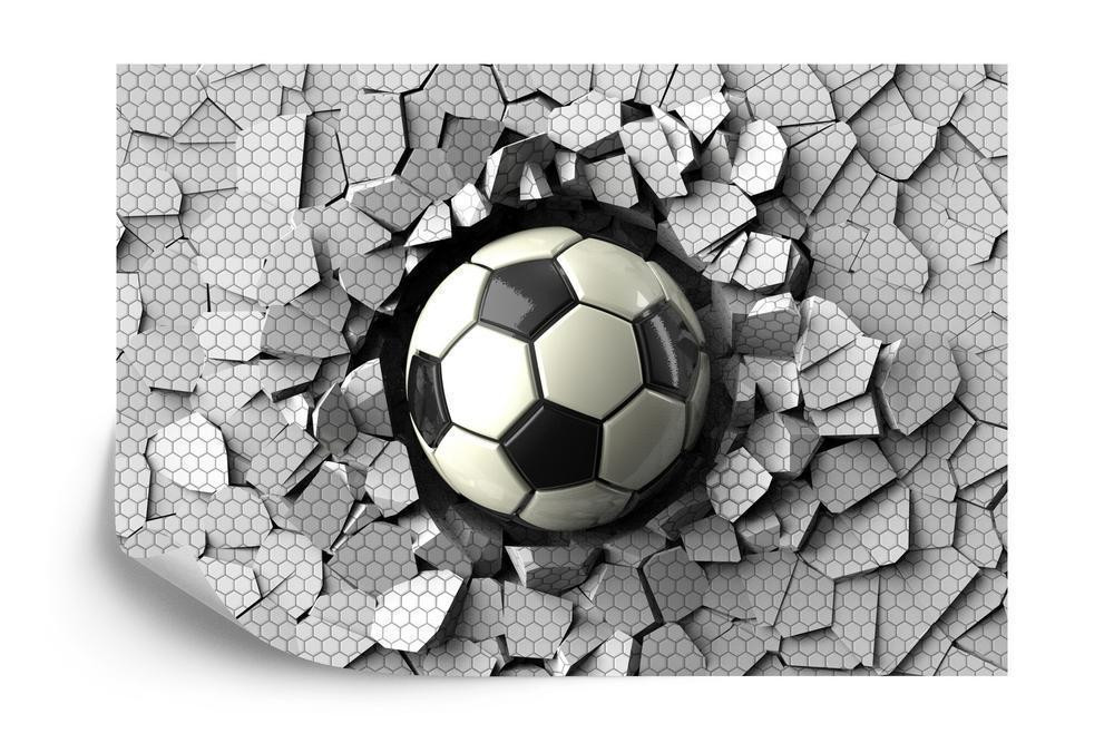 3D Fototapet til Drenge - Fodbold Design fra Doboxa