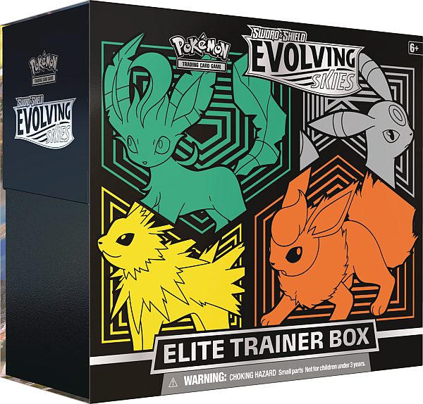 Pokemon Swsh Evolving Skies Elite Trainer Box: Lujf