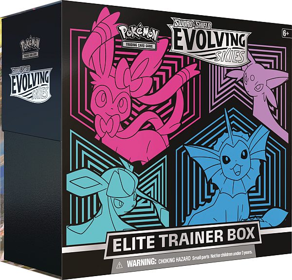 Pokemon Swsh Evolving Skies Elite Trainer Box: Segv