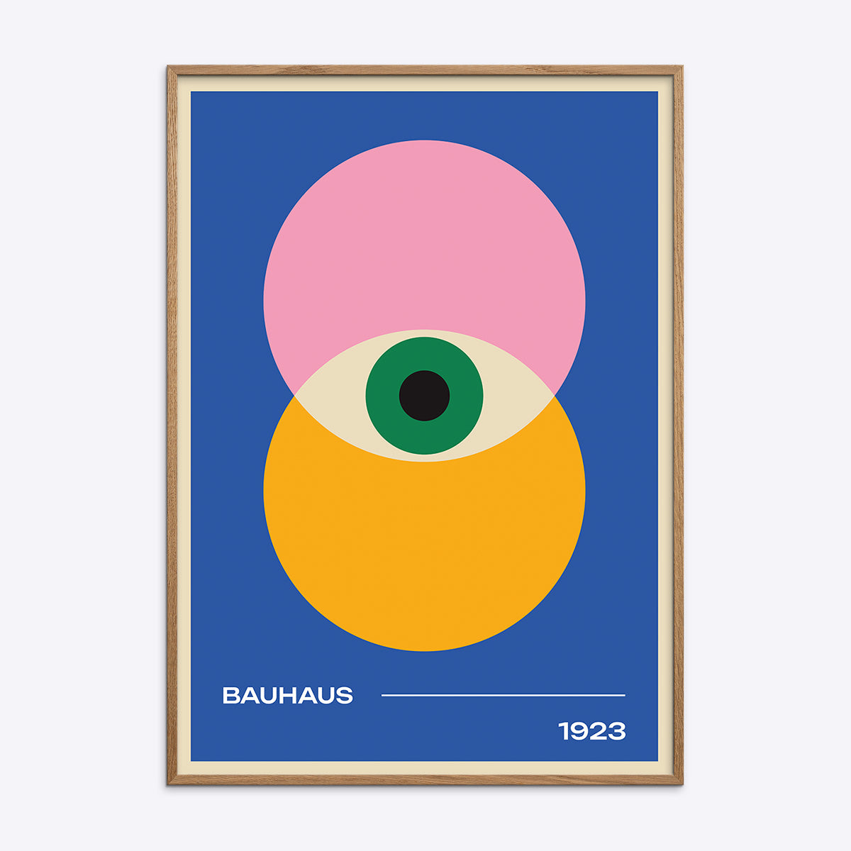 Bauhaus Plakat Blå 003 100x140