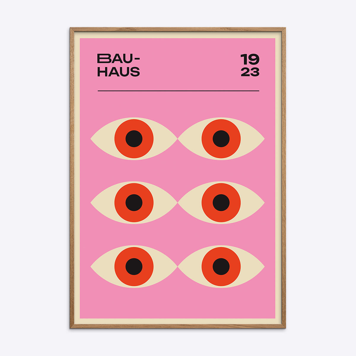 Bauhaus Plakat Pink 006 100x140