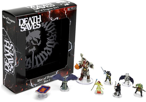 Death Saves Premium Painted Miniatures: War   The Dragons Box