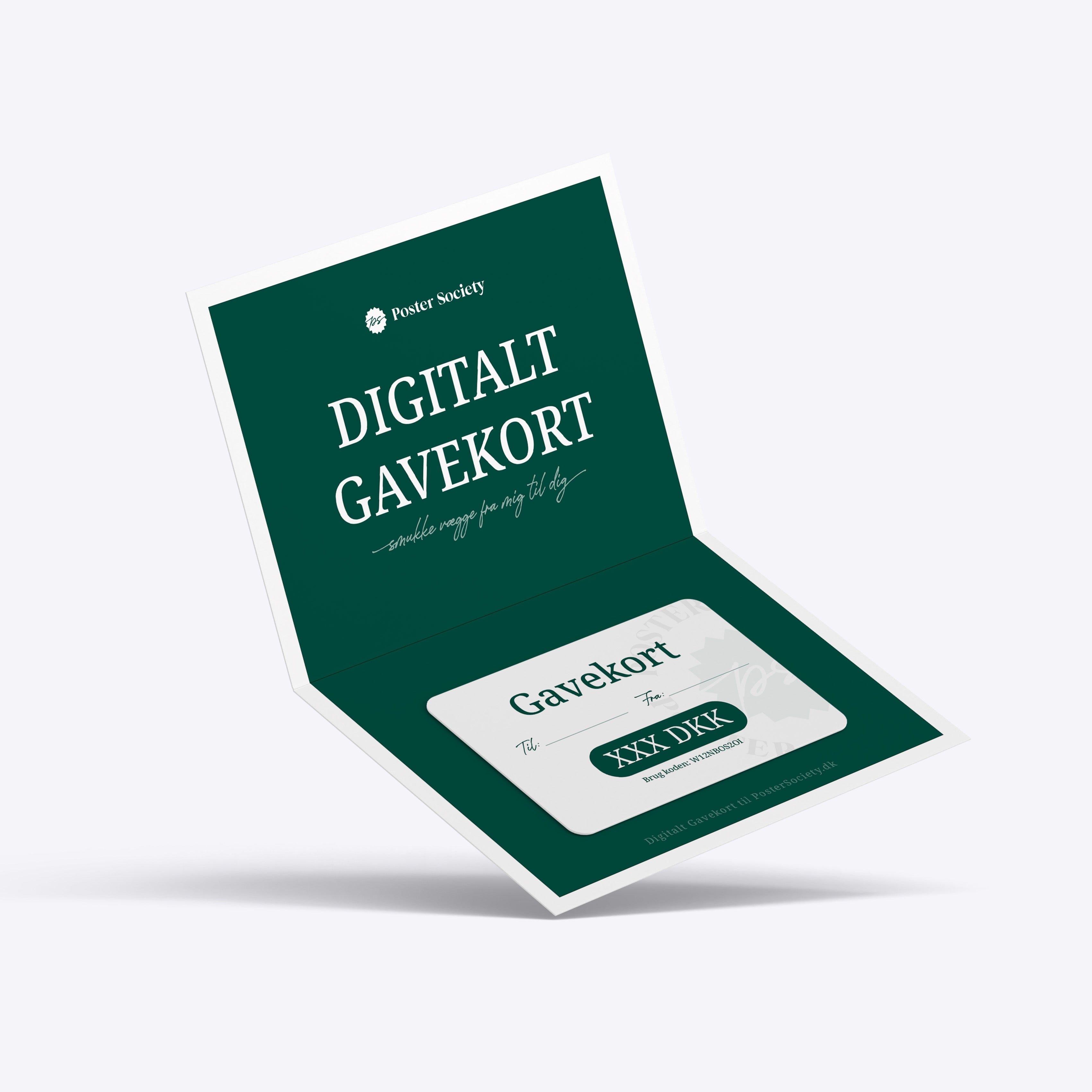 Gavekort Til Postersociety   750 00