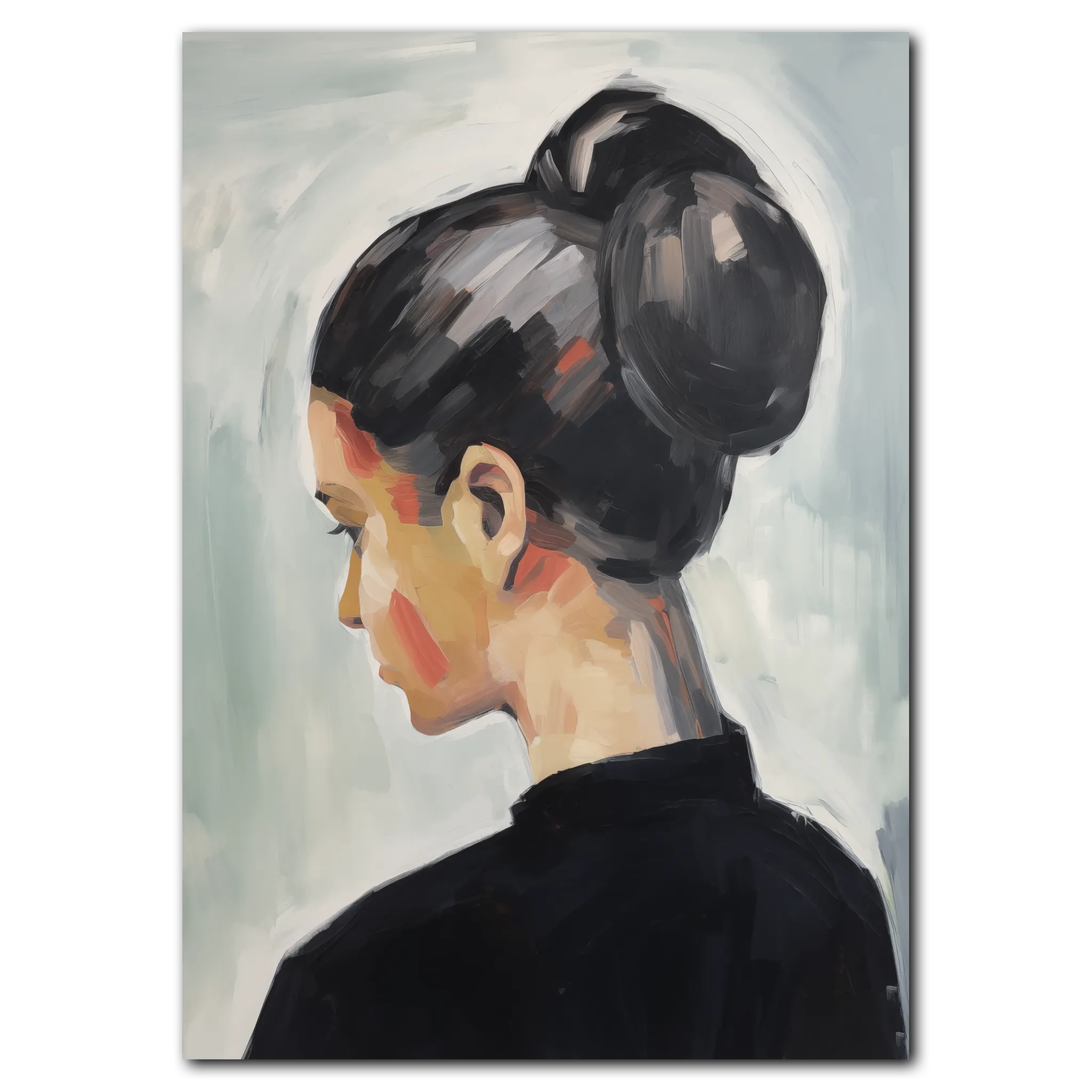 Woman   Black Plakat 50x70    B2    Egetræ