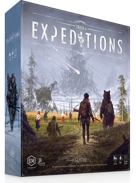 1920 : Expeditions Ironclad Edition Alternate History Board Game  Scythe Sequel