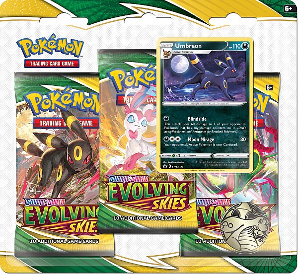Pokemon Swsh Evolving Skies  -pack Blister: Umbreon